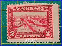 US stamp 1913, Sc A145, #398, 2c, Misperforated, MLH