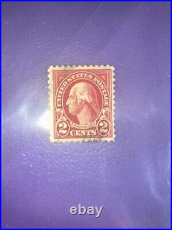 VERY RARE GEORGE WASHINGTON RED 1926 2 CENT STAMP in mint condition