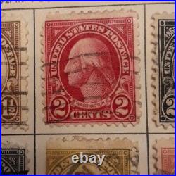 Very Rare George Washington Red 1923 2 Cent Stamp