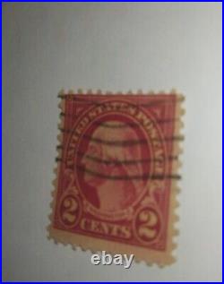 Very Rare George Washington Red 1923 2 Cents Stamp Ex/cond