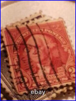Very Rare George Washington Red 1930 2 Cent Stamp Very Good Condition