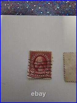 Very Rare George Washington Red Two 2 Cent Postage Stamp Scott 634 VF/XF-OG