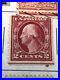 Very Rare George Washington Red Two (2) Cent Postage Stamp With Red Line