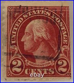 Very Rare George Washington Two 2 Cent Red Stamp