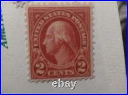 Very Rare George Washington Two 2 Cent Red Stamp! Lot #003