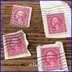 Very Rare George Washington Two 2 Cent Red Stamps