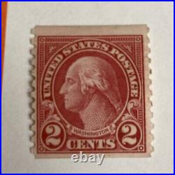 Very rare george washington red 1923 2 cent stamp