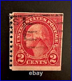 Vintage 1920s George Washington Two Cent US Stamp Red Excellent Condition