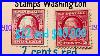 Washington 150 000 Stamps 2 Cents Red 1908 1921 Josershina In World